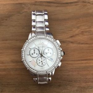 Judith Ripka Silver Tone Watch Originally $245